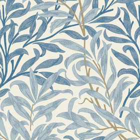 William Morris Willow Bough Digitally Printed Fabric Azure