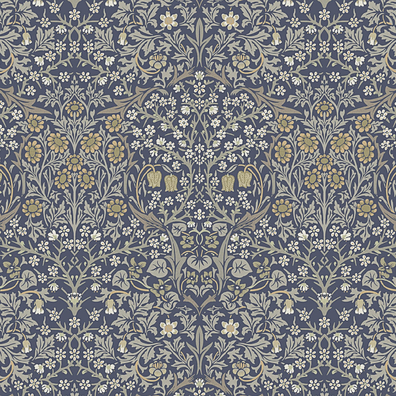 William Morris Blackthorne Fabric River