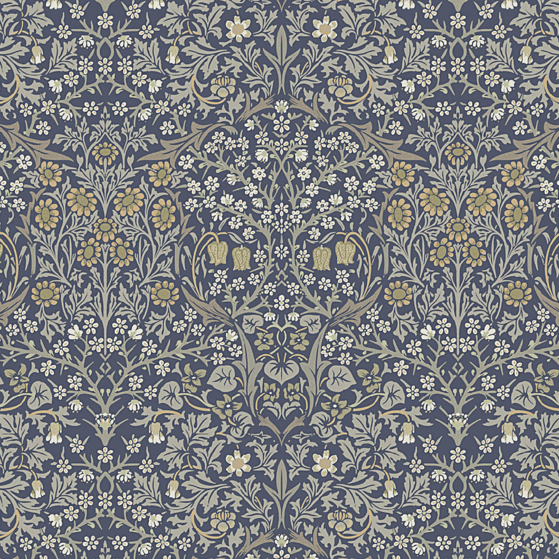 William Morris Blackthorne Fabric River