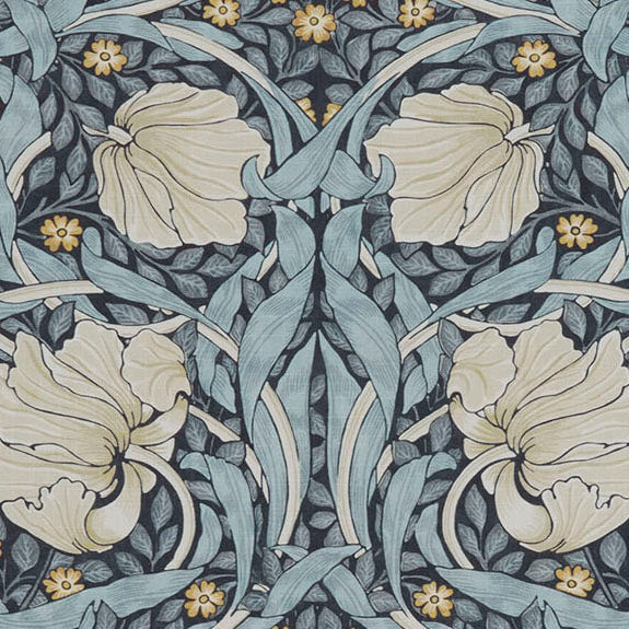 William Morris At Home Pimpernel Fabric Indigo