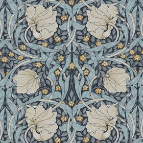 William Morris At Home Pimpernel Fabric Indigo