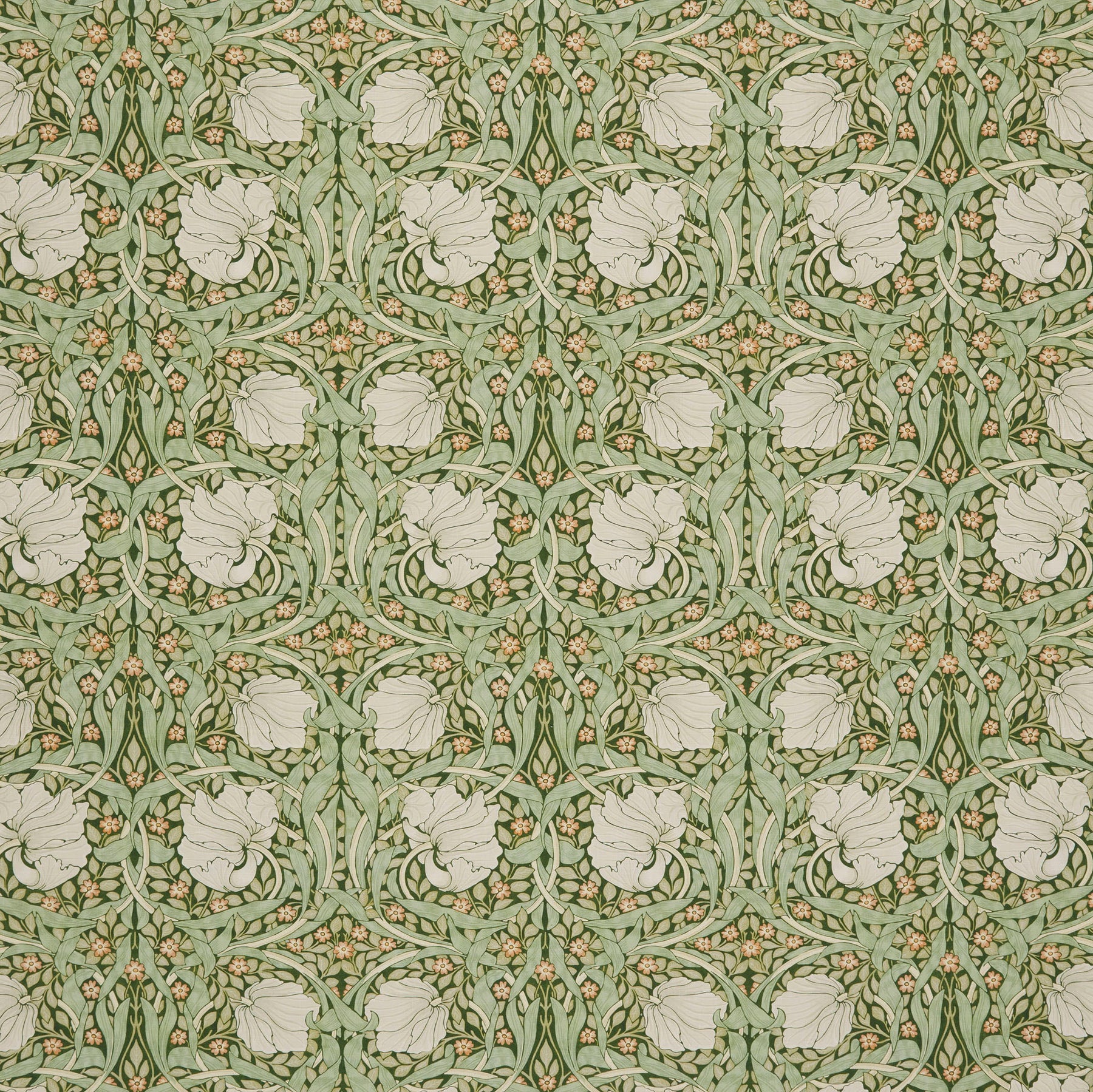 William Morris At Home Pimpernel Fabric Nettle