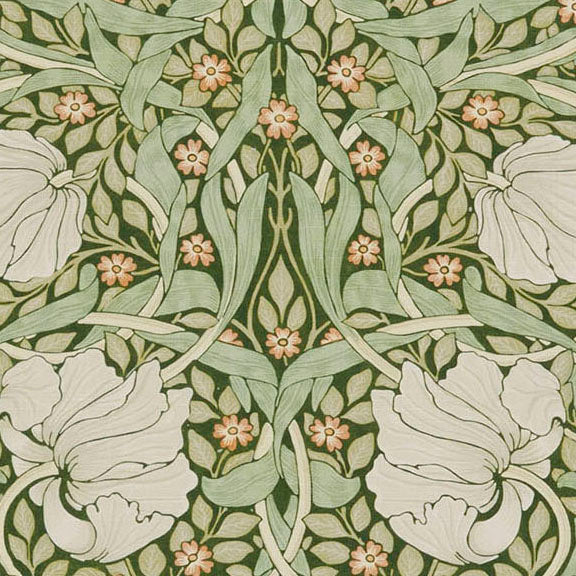 William Morris At Home Pimpernel Fabric Nettle