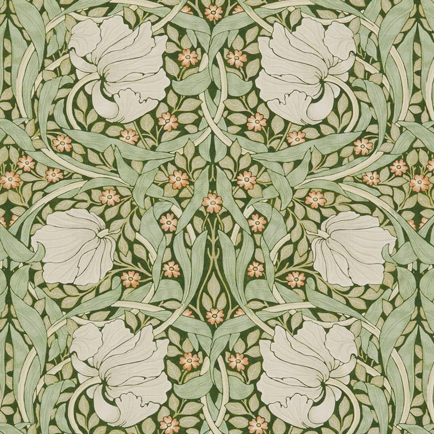 William Morris At Home Pimpernel Fabric Nettle