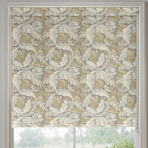 William Morris Acanthus Made to Measure Blackout Roller Blind Flint