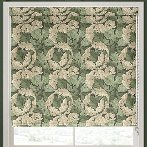 William Morris Acanthus Translucent Made to Measure Roller Blind Nettle