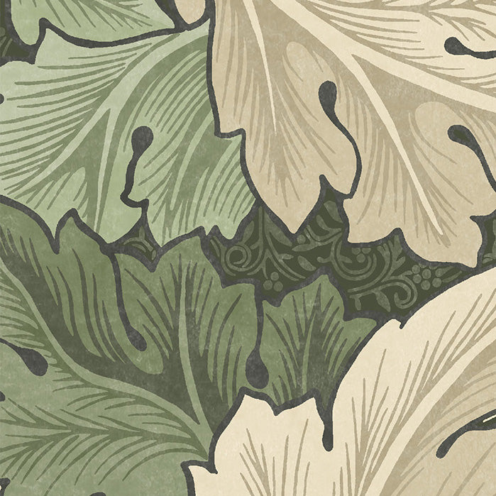 William Morris Acanthus Made to Measure Blackout Roller Blind Nettle