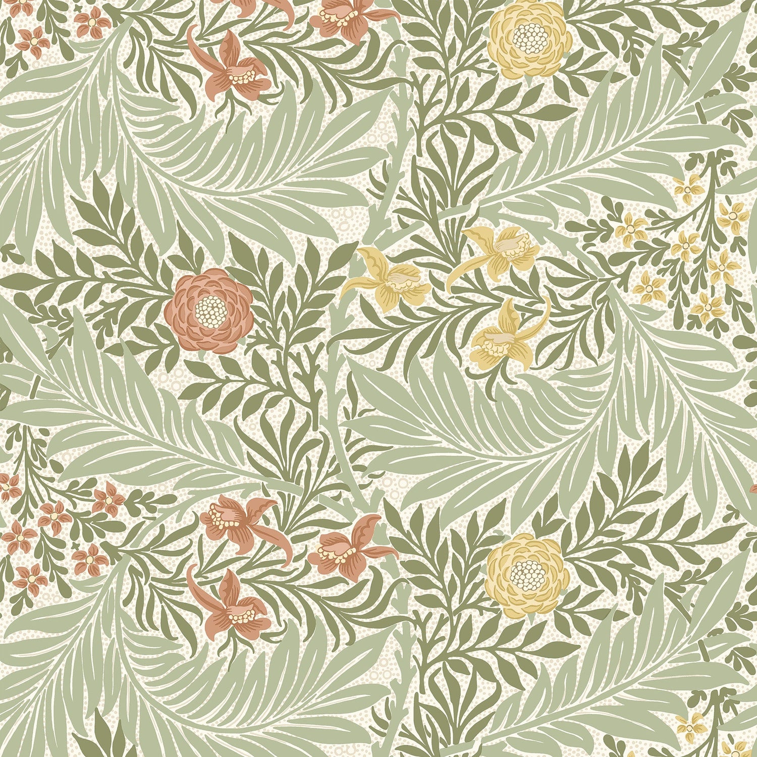 William Morris Larkspur Translucent Made to Measure Roller Blind Nettle