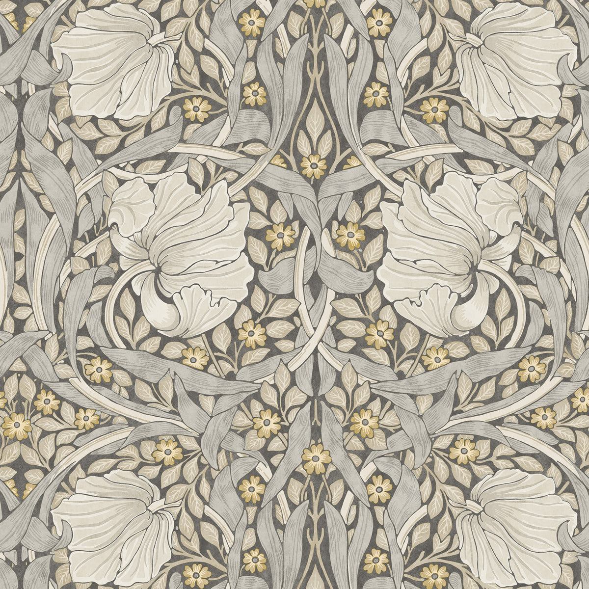 William Morris Pimpernel Translucent Made to Measure Roller Blind Flint