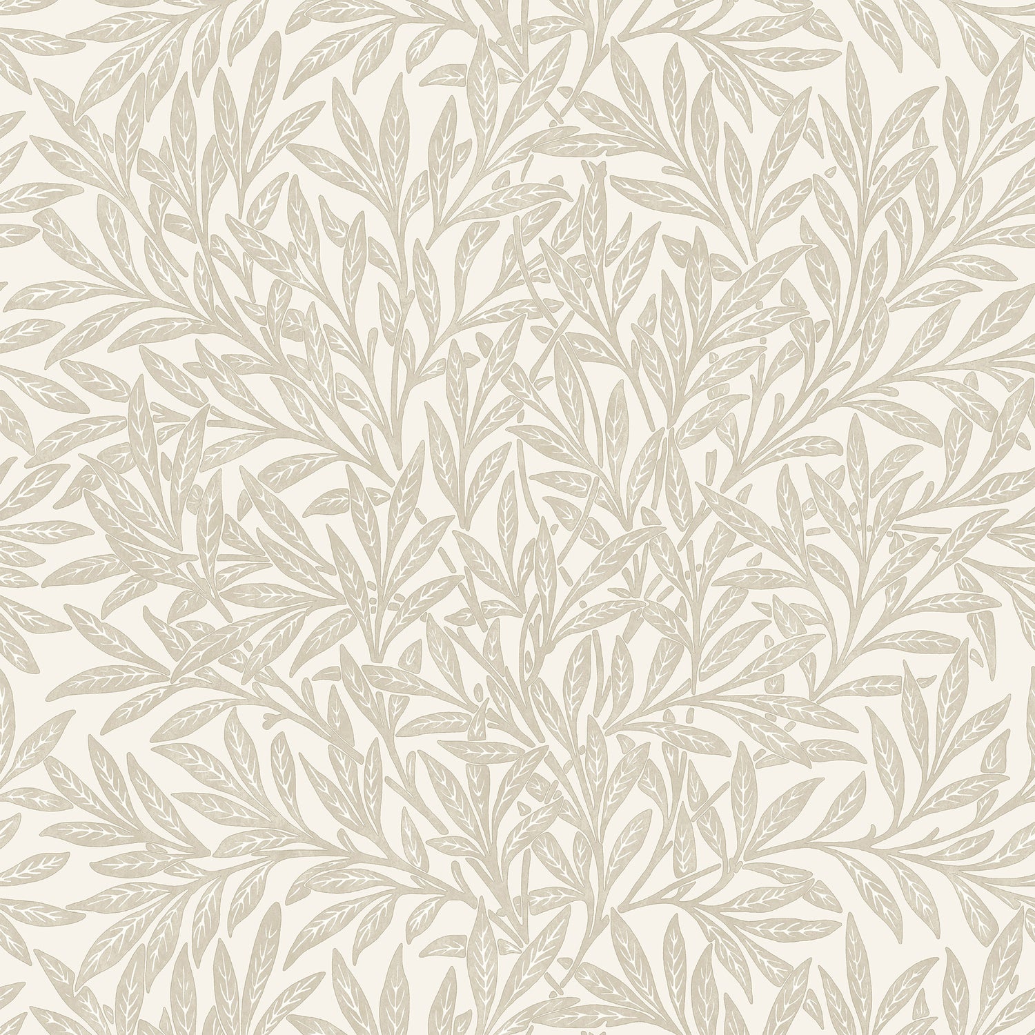 William Morris Willow Made to Measure Blackout Roller Blind Jute