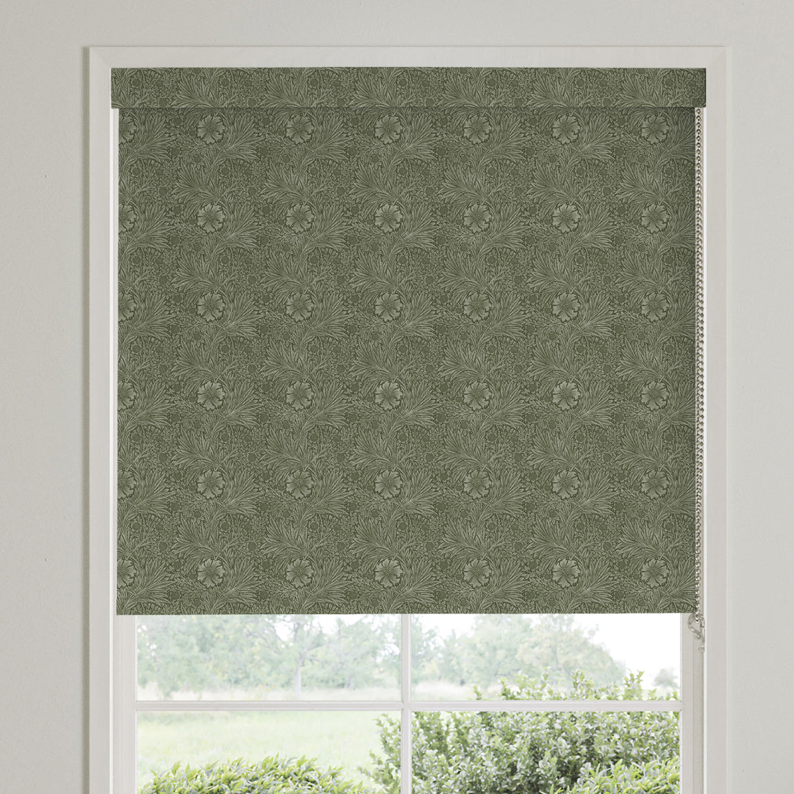 William Morris Marigold Blackout Made To Measure Roller Blind Sage