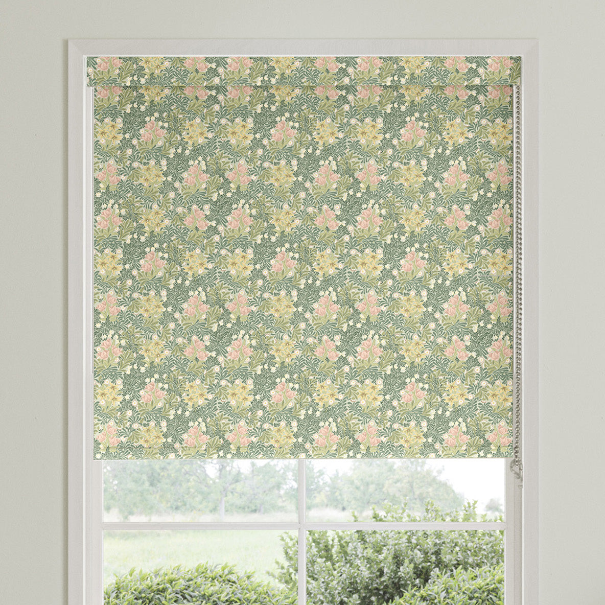 William Morris Bower Translucent Made To Measure Roller Blind Apple