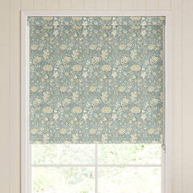 William Morris Double Bough Blackout Made To Measure Roller Blind Bluebird