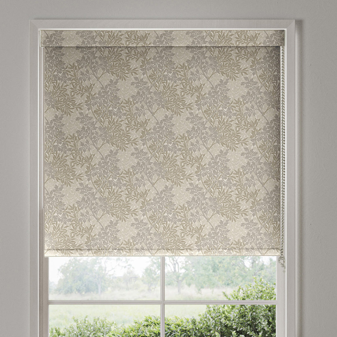 William Morris Foliage Blackout Made To Measure Roller Blind Barley