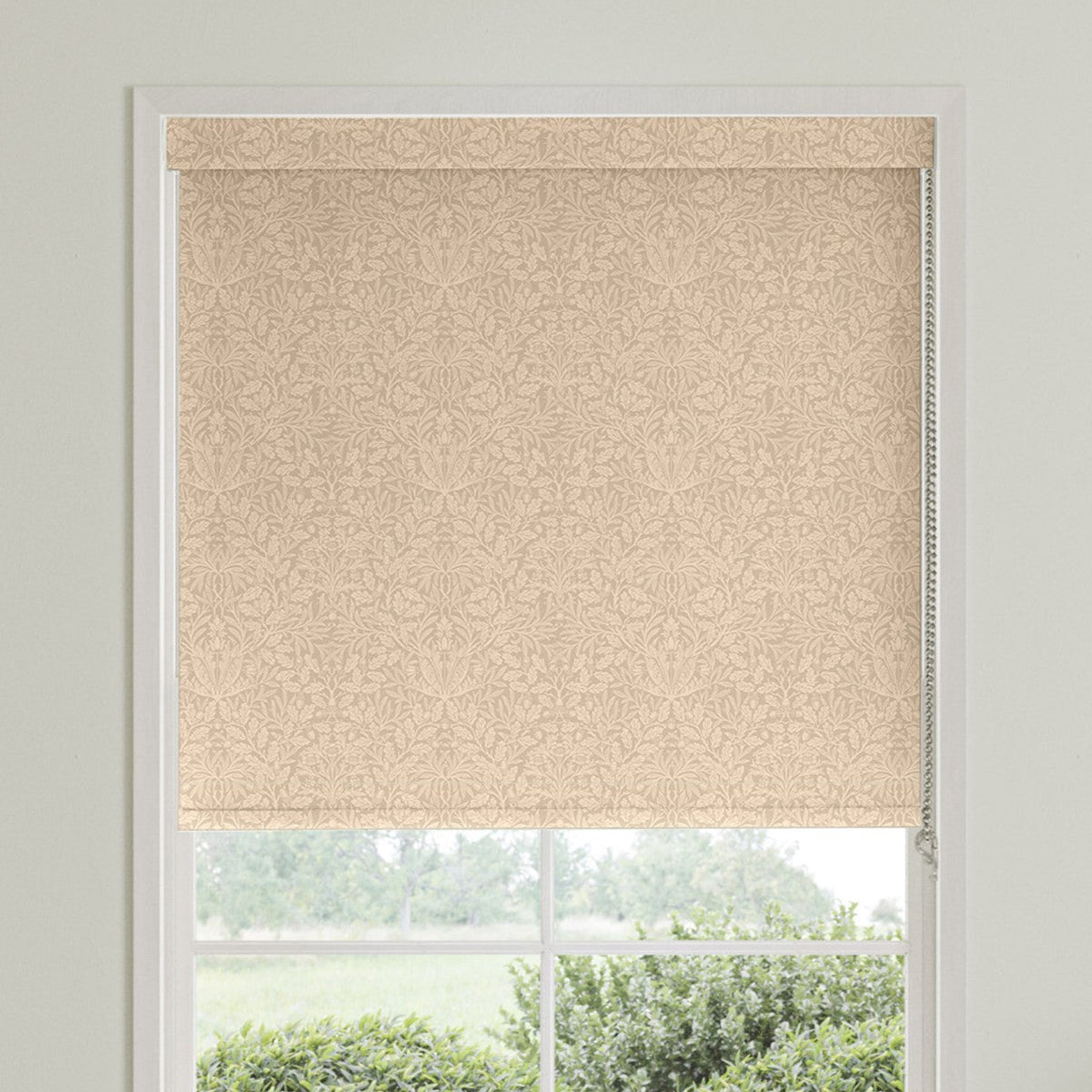 William Morris Acorn Translucent Made To Measure Roller Blind Clay