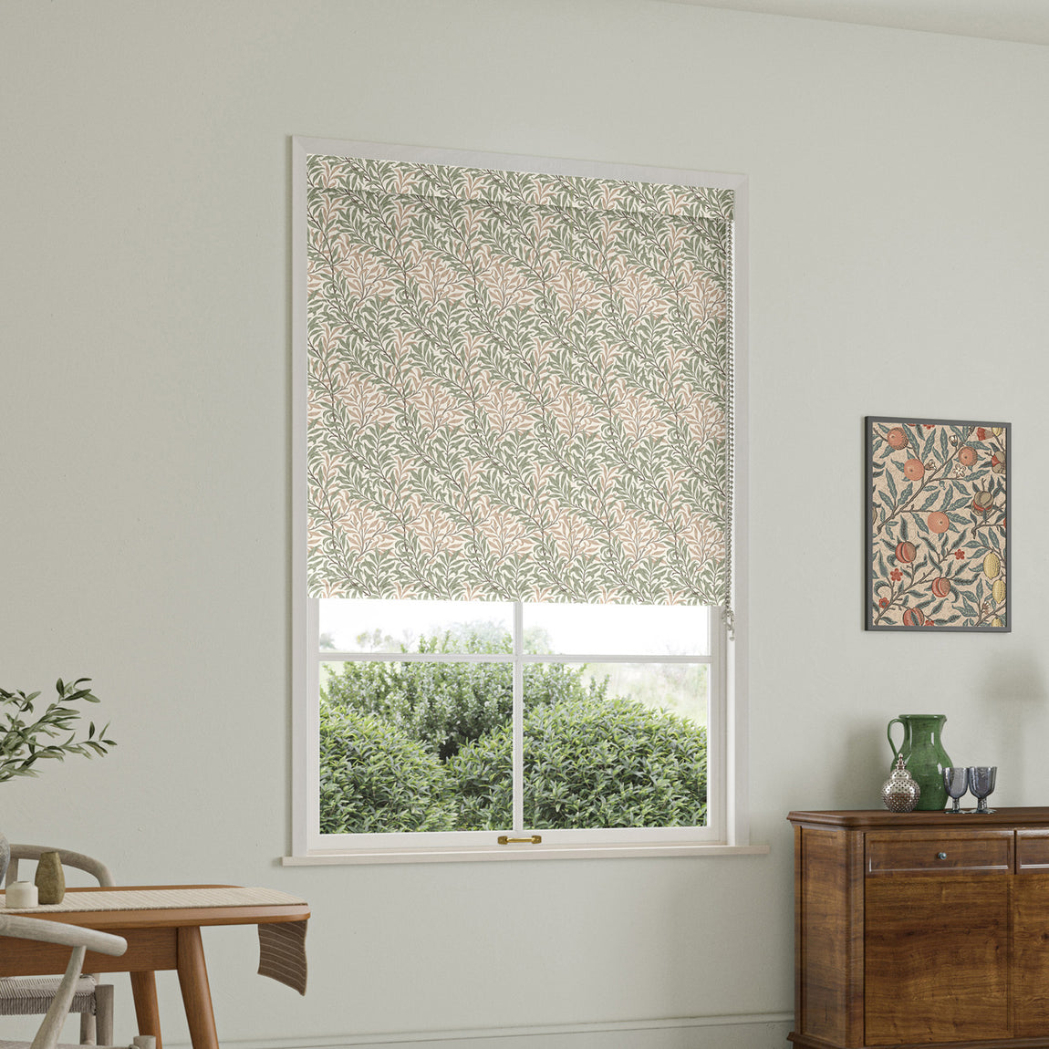 William Morris Willow Bough Translucent Made To Measure Roller Blind Sage