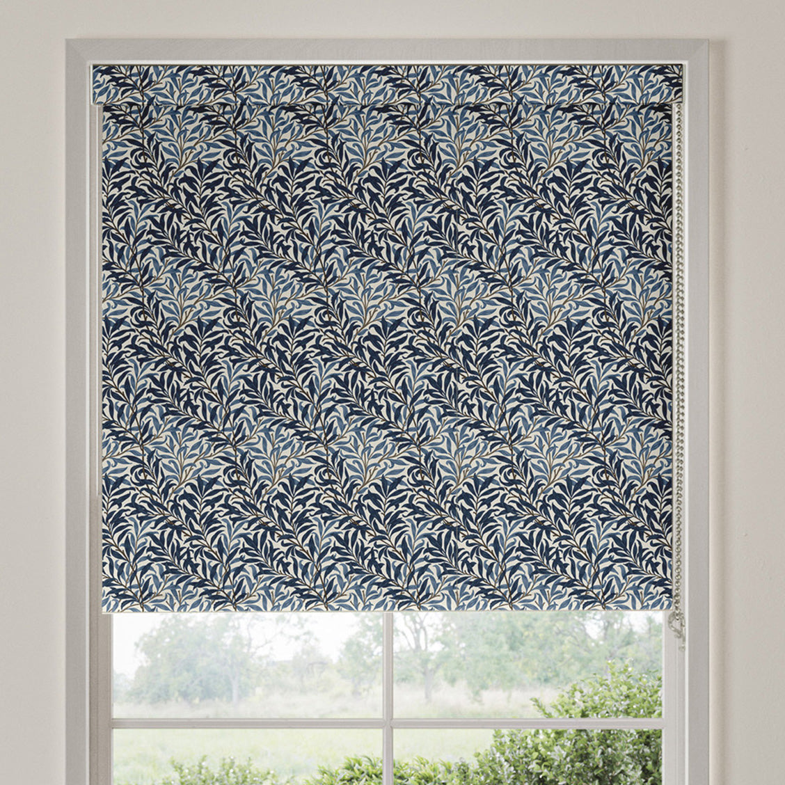 William Morris Willow Bough Translucent Made To Measure Roller Blind Midnight