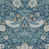 William Morris At Home Strawberry Thief Fabric Woad