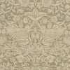 William Morris At Home Strawberry Thief Woven Fabric Walnut