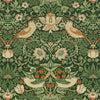 William Morris At Home Strawberry Thief Velvet Fabric Nettle