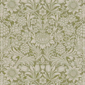 William Morris At Home Sunflower Fabric Artichoke