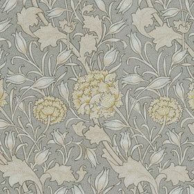 William Morris At Home Wild Tulip Fabric Limestone