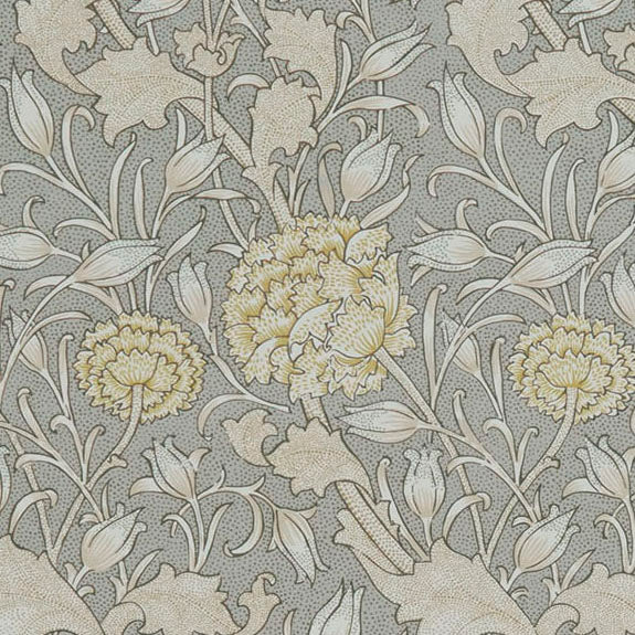 William Morris At Home Wild Tulip Fabric Limestone