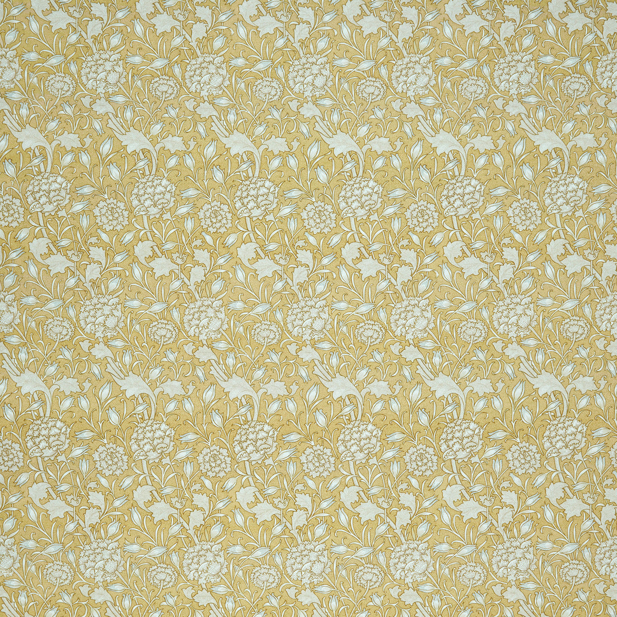 William Morris At Home Wild Tulip Fabric Ochre