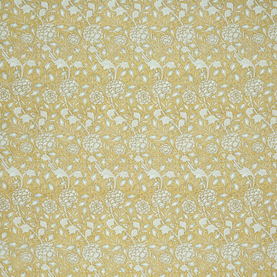 William Morris At Home Wild Tulip Fabric Ochre
