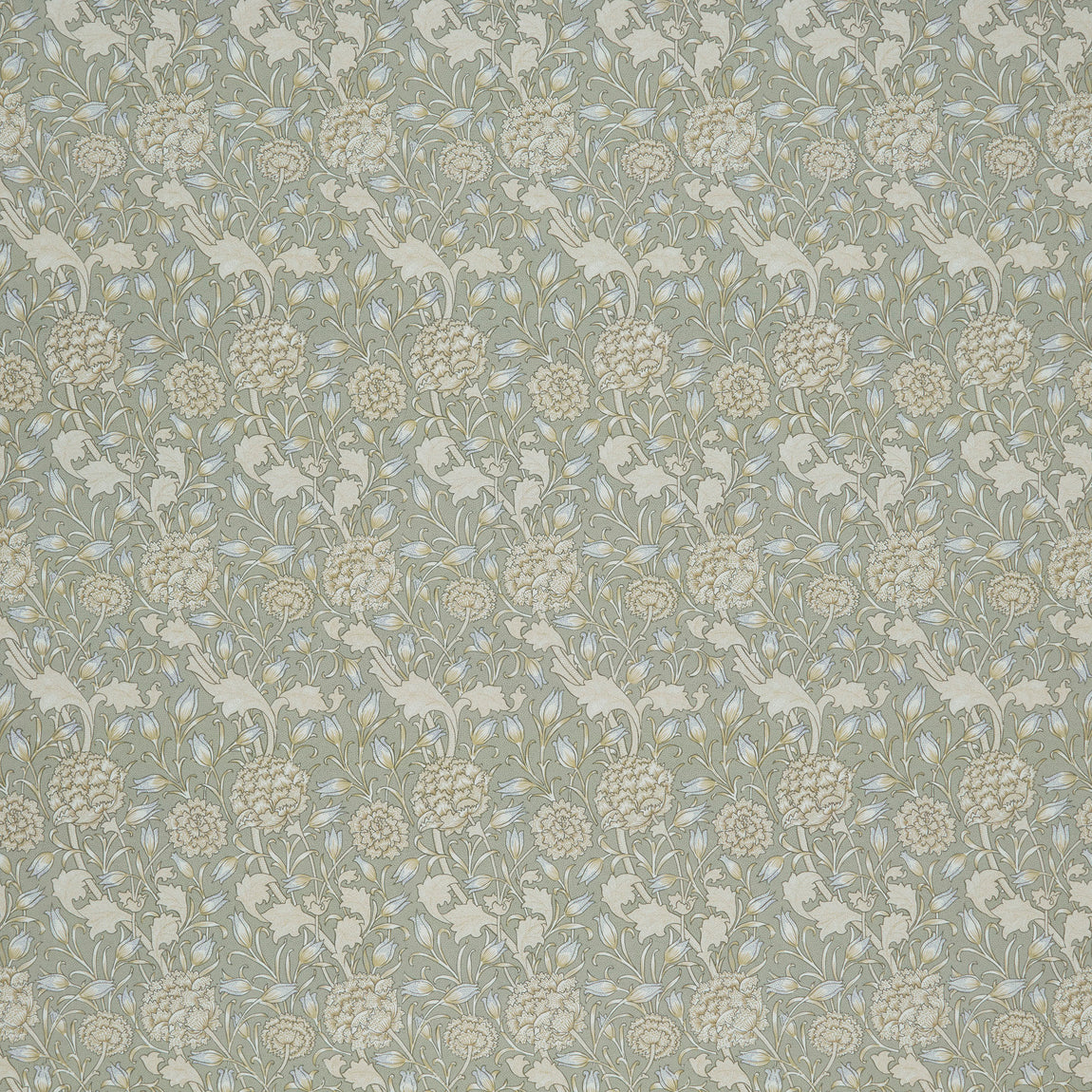 William Morris At Home Wild Tulip Fabric Sage