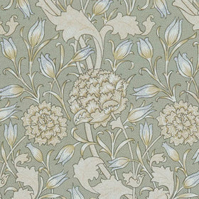William Morris At Home Wild Tulip Fabric Sage
