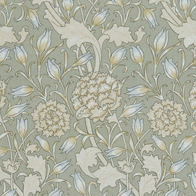 William Morris At Home Wild Tulip Fabric Sage