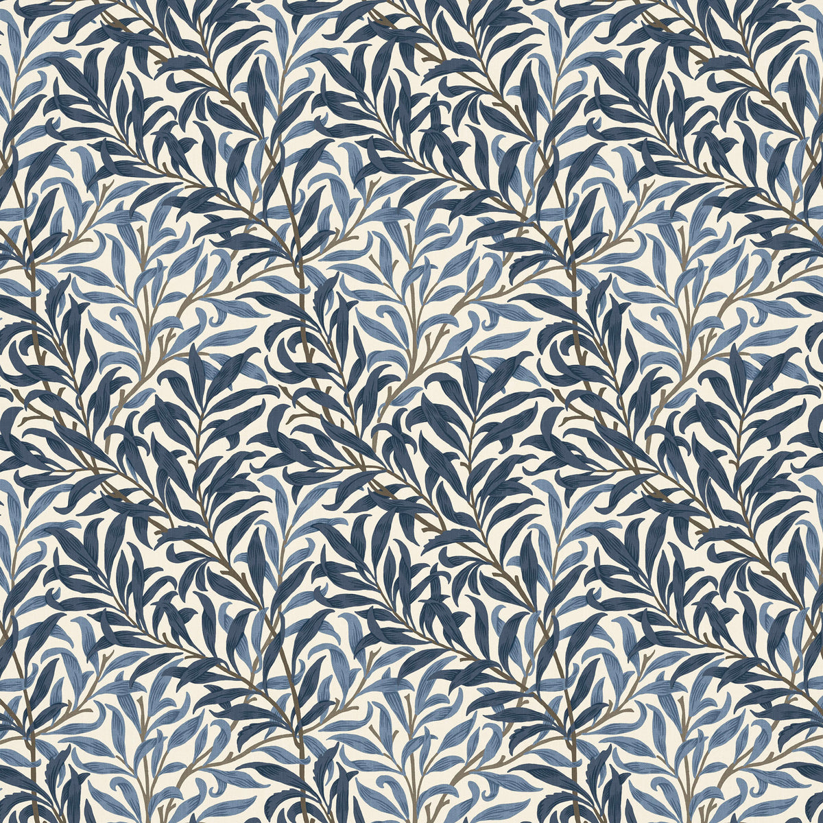 William Morris At Home Willow Bough Fabric Midnight