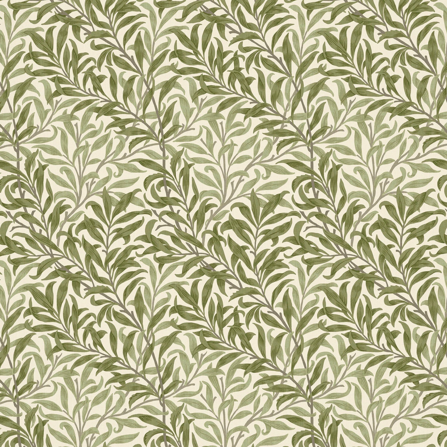 William Morris At Home Willow Bough Fabric Moss
