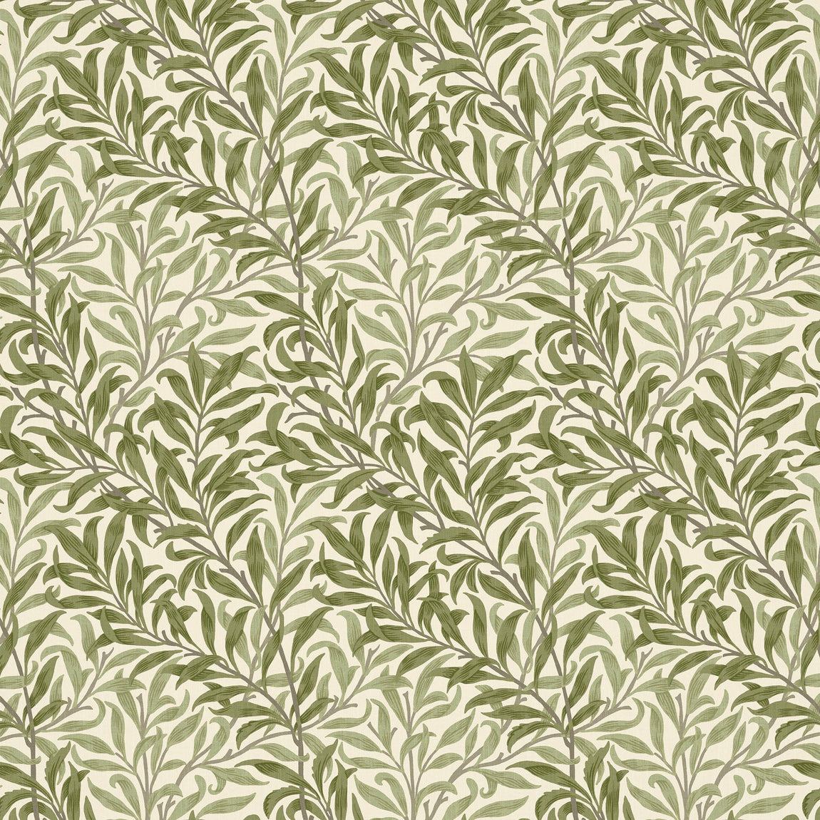 William Morris At Home Willow Bough Fabric Moss