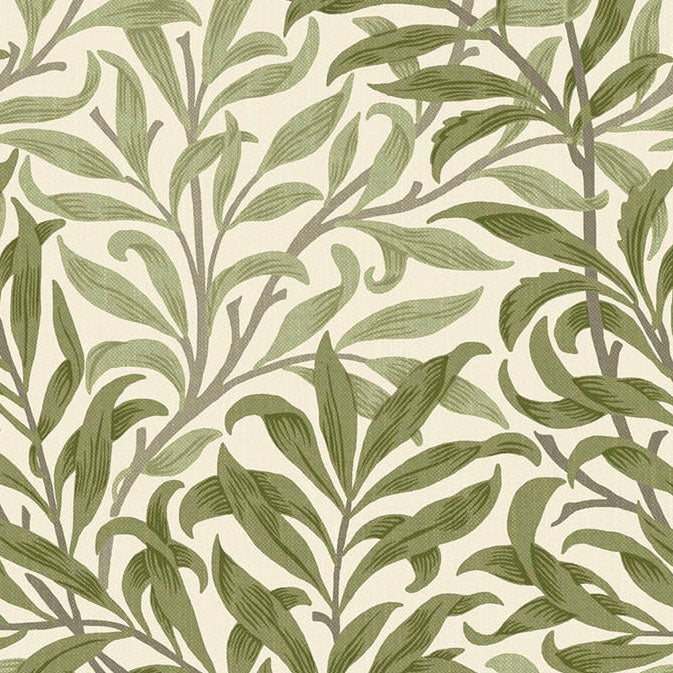 William Morris At Home Willow Bough Fabric Moss
