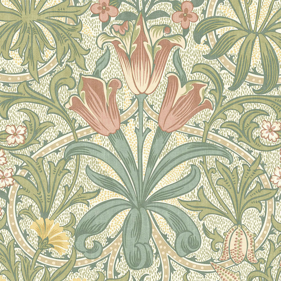 William Morris At Home Woodland Weeds Fabric Apple