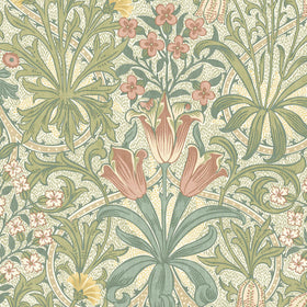 William Morris At Home Woodland Weeds Fabric Apple