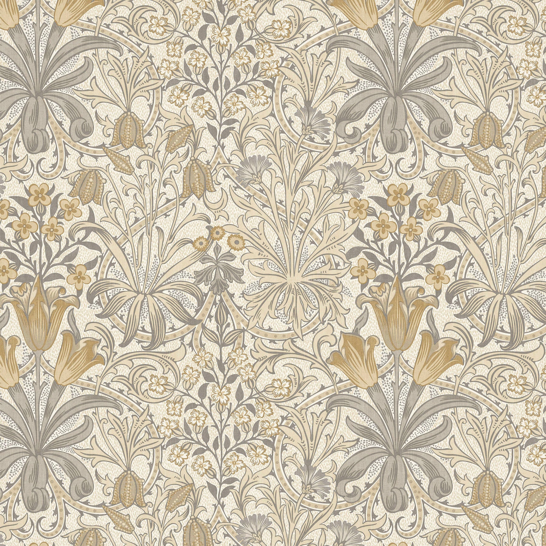 William Morris At Home Woodland Weeds Fabric Barley