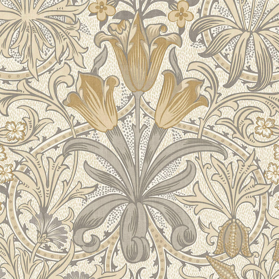 William Morris At Home Woodland Weeds Fabric Barley
