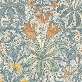 William Morris At Home Woodland Weeds Fabric Bluebird