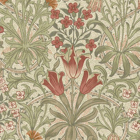 William Morris At Home Woodland Weeds Fabric Fern