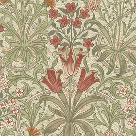 William Morris At Home Woodland Weeds Fabric Fern