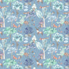 Voyage Maison Woodland Adventures Printed Cotton Fabric Denim
