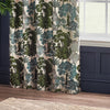 Wylder Nature Woodlands Floral Jacquard Ready Made Eyelet Curtains Green