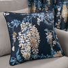 Dreams & Drapes Wisteria Filled Cushion 43cm x 43cm Navy