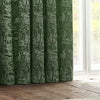 Winter Woods Chenille Ready Made Eyelet Curtains Emerald