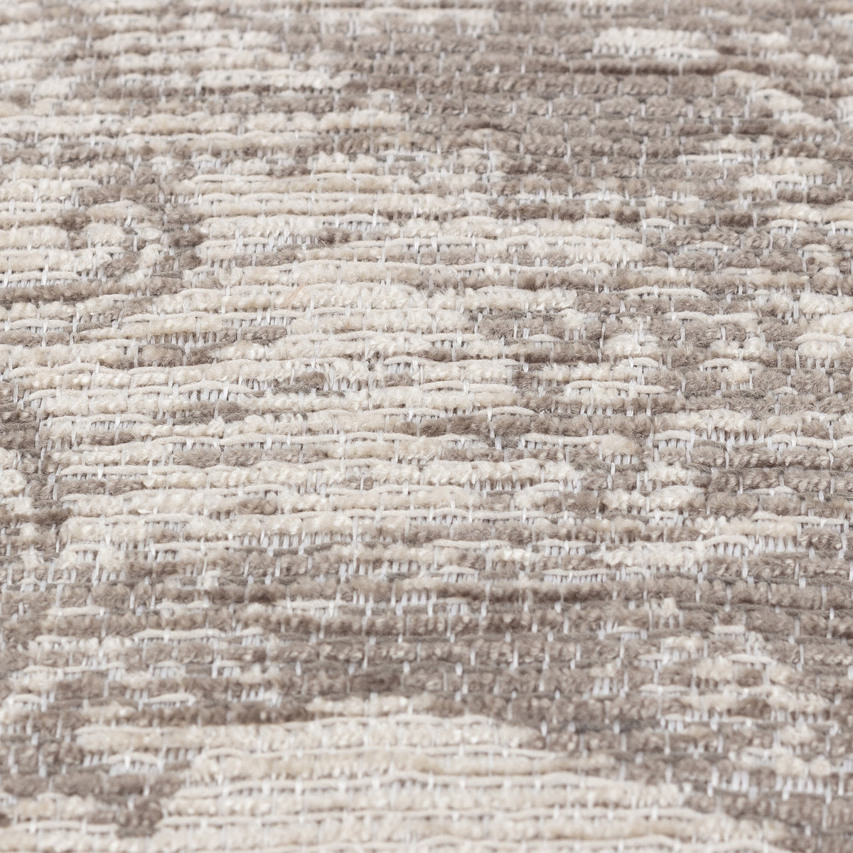 Furn. Winter Woods Animal Chenille 50cm x 50cm Filled Cushion Taupe