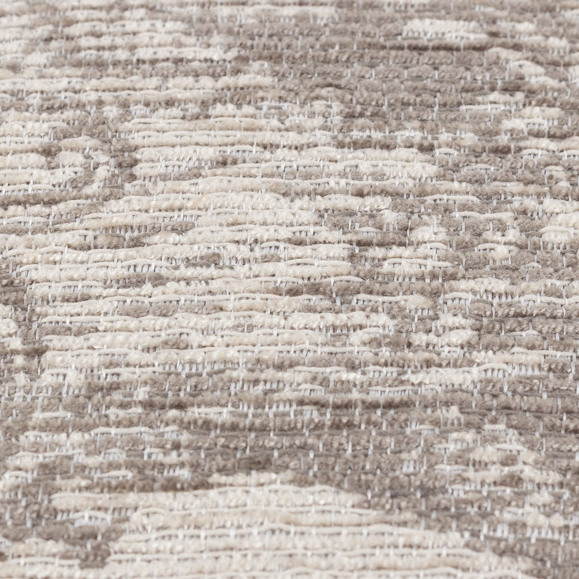 Furn. Winter Woods Animal Chenille 50cm x 50cm Filled Cushion Taupe