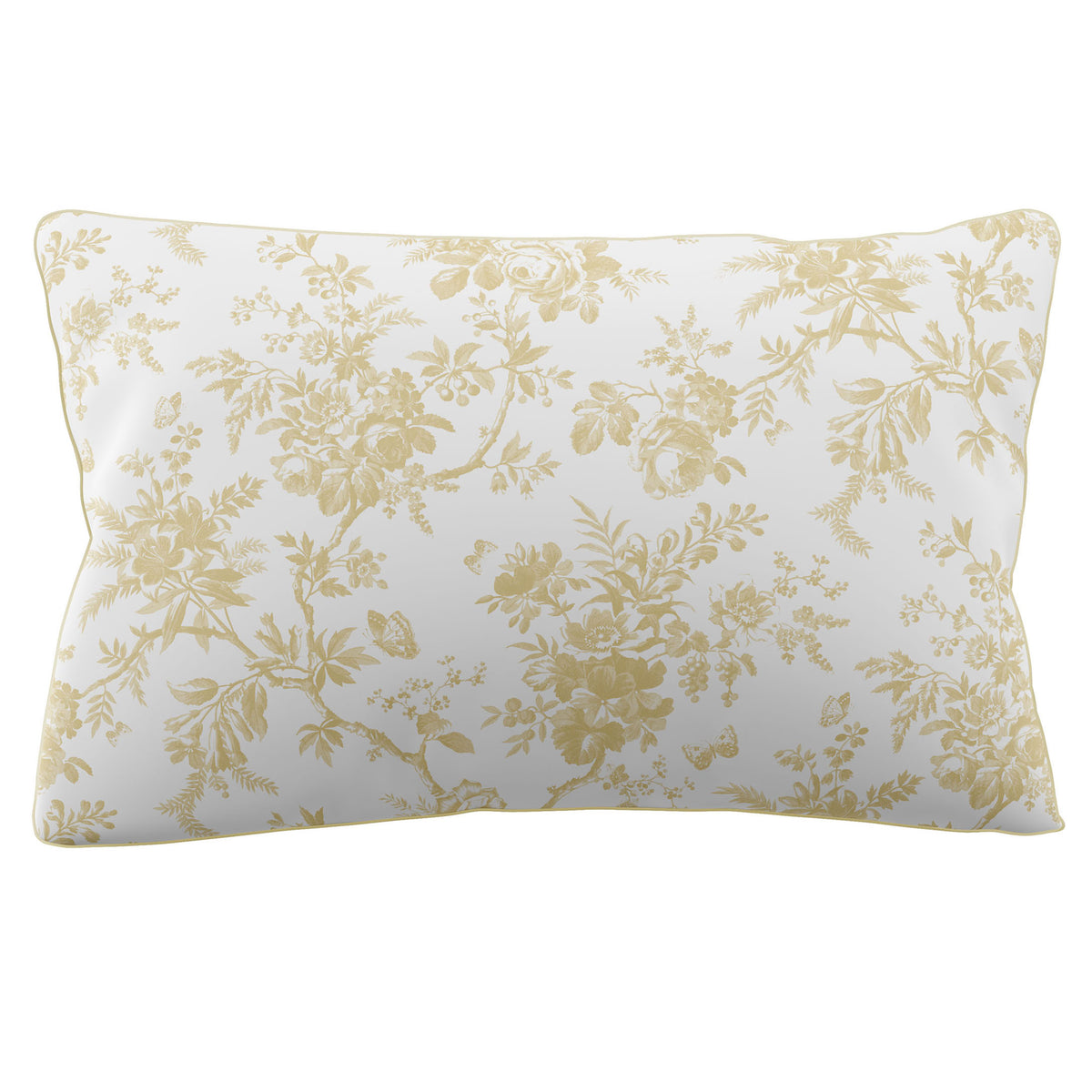 Laura Ashley Walled Garden Pillowcase Housewife Ochre Yellow